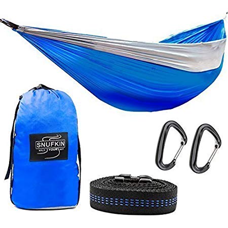 Snufking Lightweight Camping Double Hammock - Special Nylon Material - Comes With Ultra Light Tree Straps