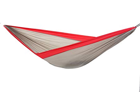 Byer of Maine Easy Traveller Hammock by, Single Person, Lightweight, Easy to Transport, Nylon Fabric, Easy to Hang, Grey, 116