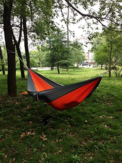 OPPOR Portable Nylon Fabric Travel Camping Hammock