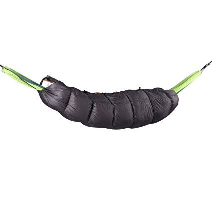 Uboway Outdoor Hammock Underquilt/ Sleeping Quilt for Camping, Backpacking, Backyard (Black)