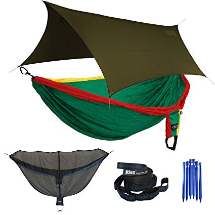 ENO Double Deluxe Hammock OneLink Tent System - Guardian Bug Net, Atlas Strap, and Tarp