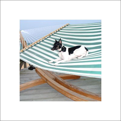 Green Stripe Text Hammock