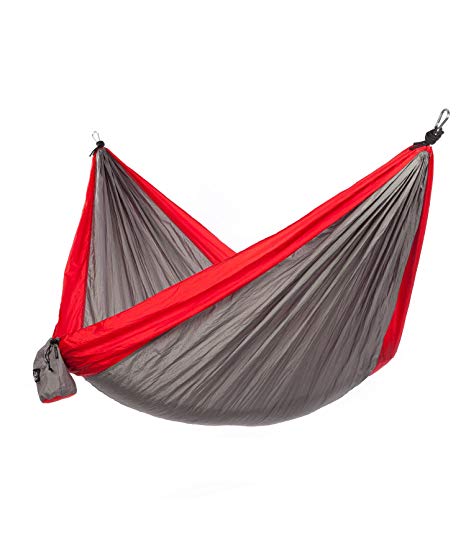 Just Relax Single Portable Lightweight Camping Hammock, 10.6x5 Feet