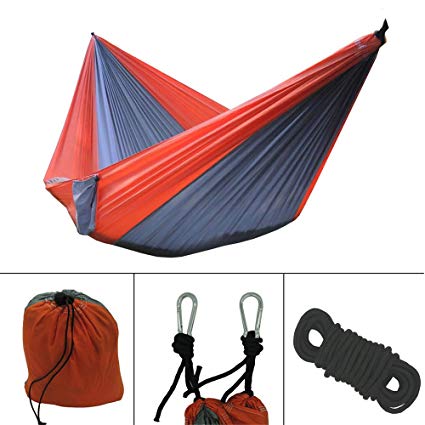 PEYOND Hammock Lightweight Portable Parachute Hammock For Outdoor Backpacking,Beach,Yard