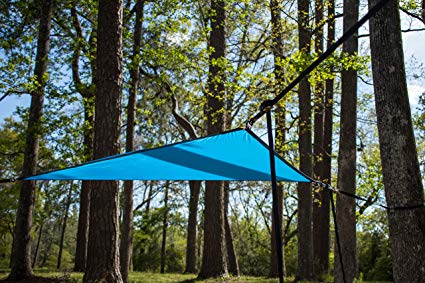 Troika Outdoors Lightweight 3-point Hammock with Ratchet Straps, Made in the USA with 100% Nylon